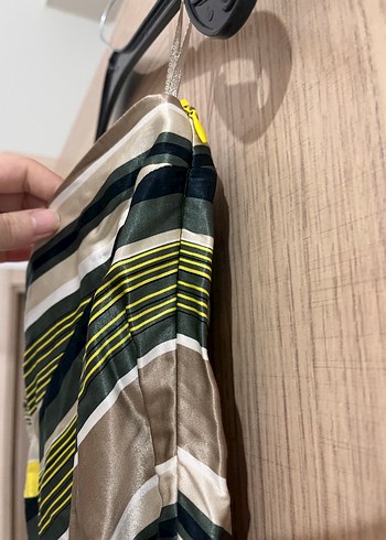 Kadın Bohem Saten etek - Görsel 4