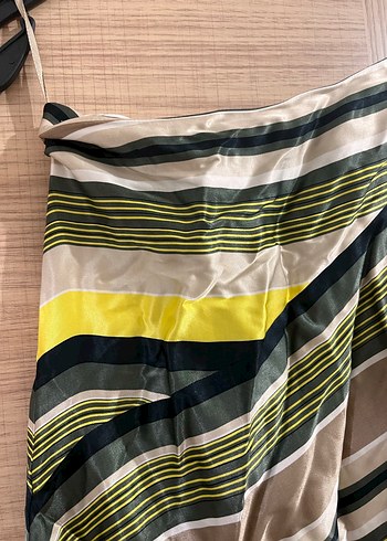 Kadın Bohem Saten etek - Görsel 2