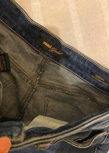 Kadın Koyu Mavi Dar Kesim Kot Pantolon - Görsel 3