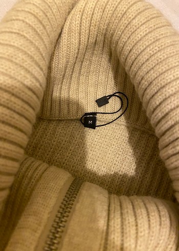 Bej Triko Boğazlı Kadın Kazak - Görsel 3