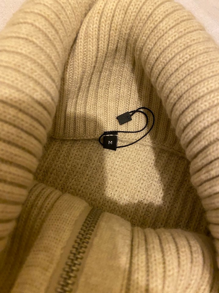 Bej Triko Boğazlı Kadın Kazak - Görsel 3