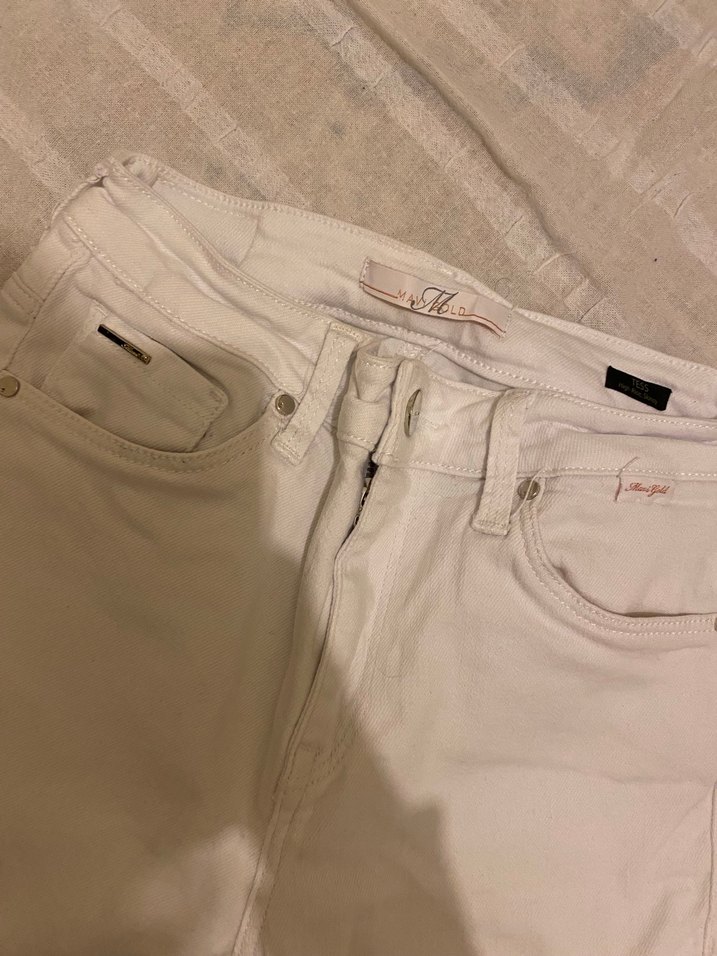 Beyaz jean - Görsel 2