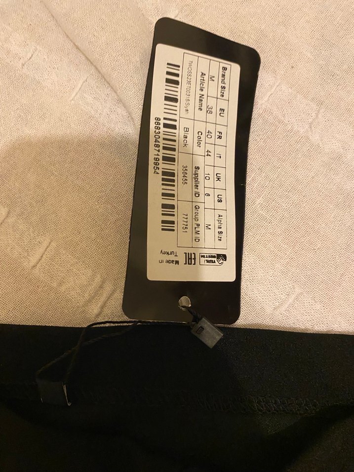 Drapeli Siyah Uzun Kadın Etek - Görsel 2