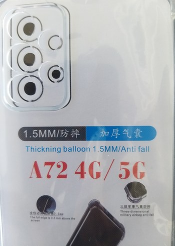 Telefon seffaf Kılıfı A72 4G/5G