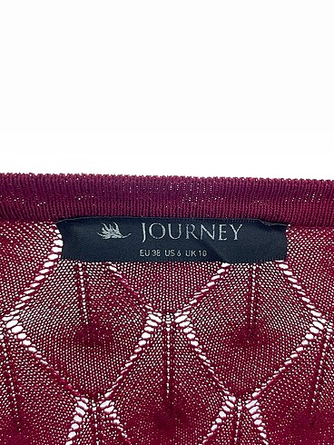 38 Beden bordo Renk Journey Bluz %70 İndirimli.
