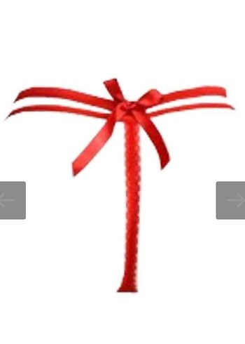 Nakışlı Kırmızı Kadın Külot - Görsel 3