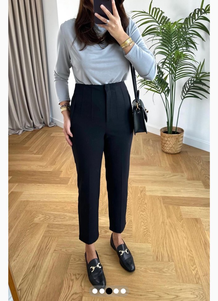 Siyah Zara model pantolon - Görsel 2
