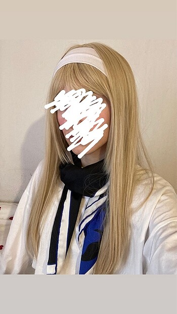 Sarı peruk - Görsel 3