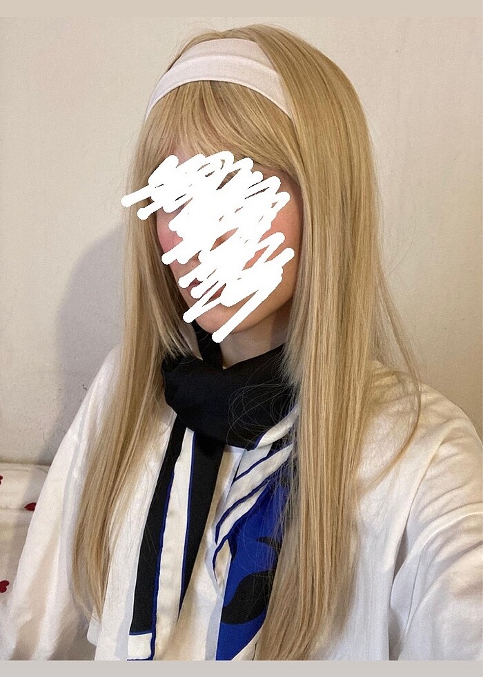 Sarı peruk - Görsel 3