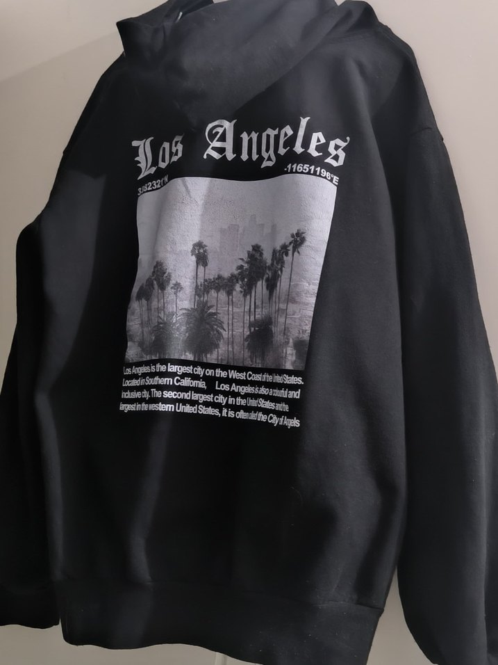 siyah sweatshirt - Görsel 2