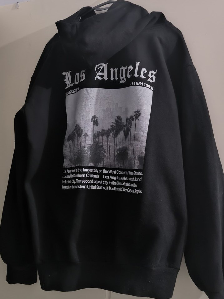 siyah sweatshirt - Görsel 3