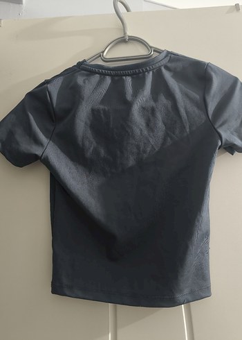 kadın gri Kısa Kollu Tişört - Görsel 2