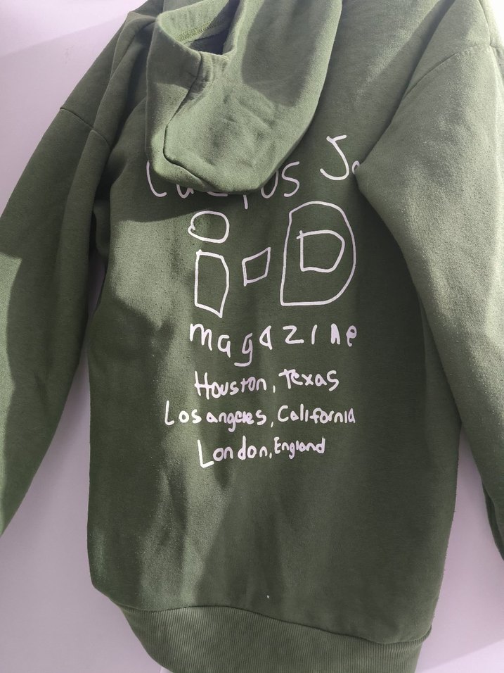 Kadın Yeşil Kapüşonlu Sweatshirt - Görsel 2