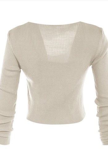 V Yaka Bej İnce Triko Kadın Kazak
1 kez giyildi sadece - Görsel 2