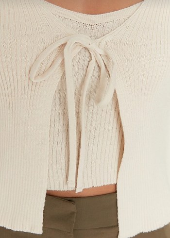 V Yaka Bej İnce Triko Kadın Kazak
1 kez giyildi sadece - Görsel 3