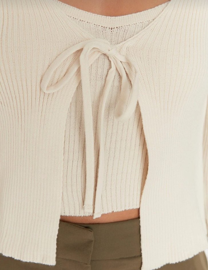 V Yaka Bej İnce Triko Kadın Kazak
1 kez giyildi sadece - Görsel 3