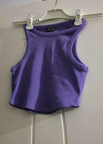 Kadın Mor Yüksek Yakalı Atlet - Görsel 2