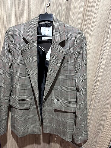 Blazer ekose ceket