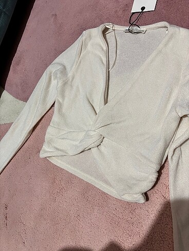 Pull and Bear Triko crop bustiyer