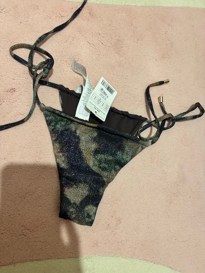 Kadın Çok Renkli Bağcıklı Bikini Altı - Görsel 2