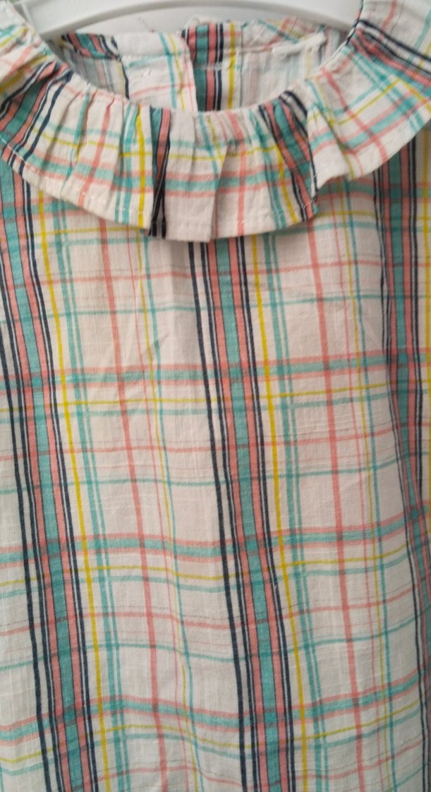 Kız Çocuk Çok Renkli Piliseli Bluz - Görsel 2