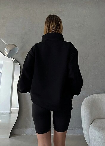 Diğer NYC nakış baskılı sweatshirt oversize kalıp