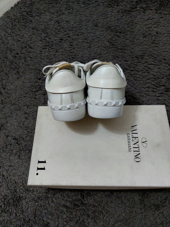 Beyaz Deri Valentino Sneakers - Görsel 4