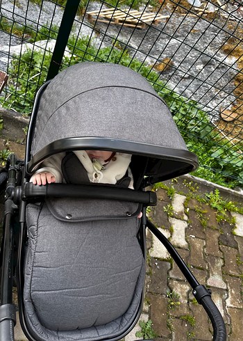 Siyah Bebek Arabası, Koyu Renkli - Görsel 2