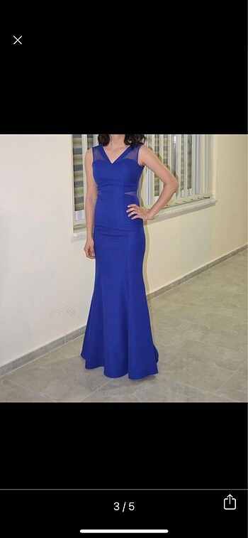 xs Beden Abiye elbise