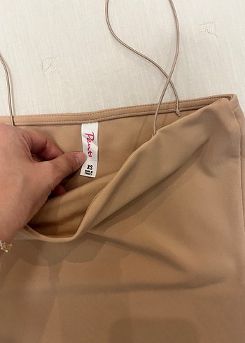 Bej  Askılı body - Görsel 3