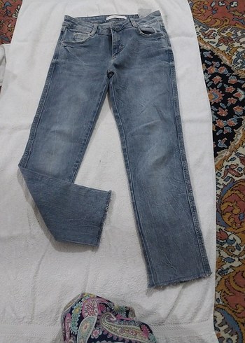 kot Kadın Midi Boy Denim Pantolon