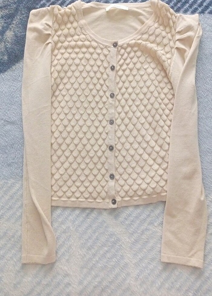 Yumuşak triko İnce Hırka  - Görsel 2