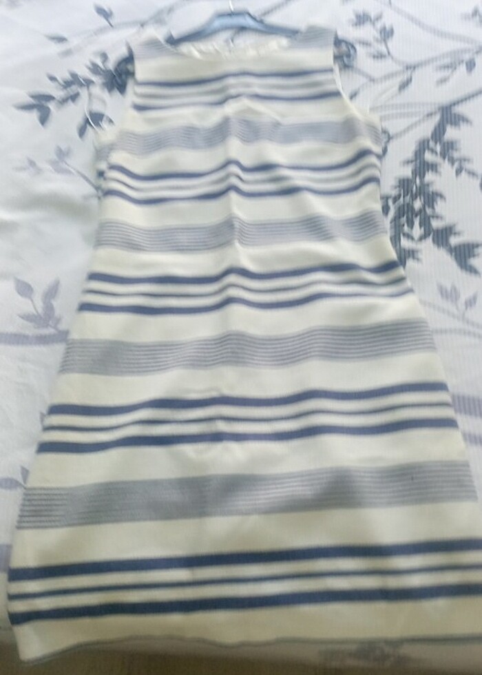 Koton yumuşak astarlı keten elbise - Görsel 4