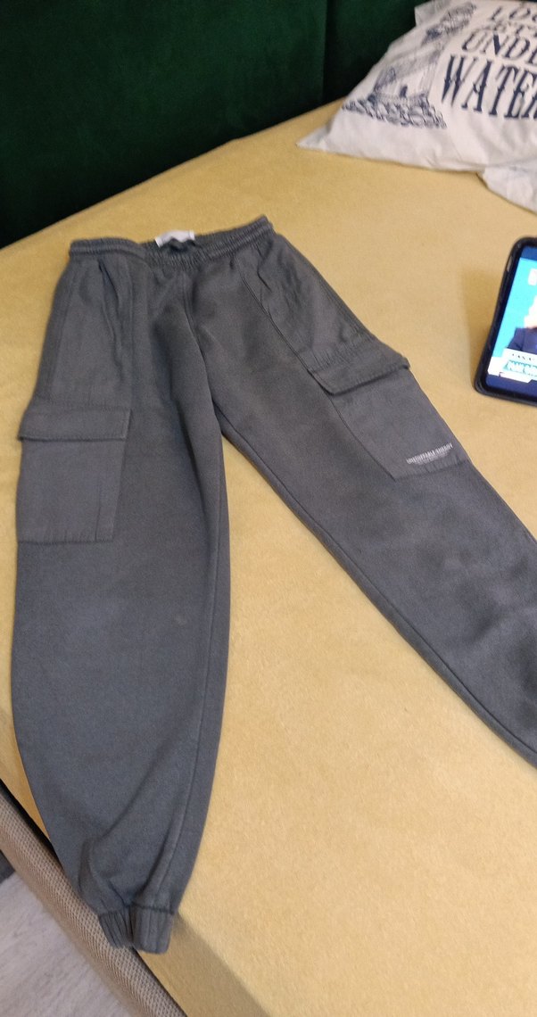 Gri Rahat Kesim Erkek çocuk Eşofman Altı - Görsel 4