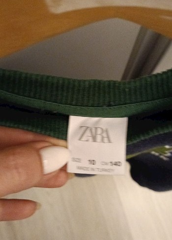 Erkek Çocuk Yeşil Baskılı Sweatshirt - Görsel 3