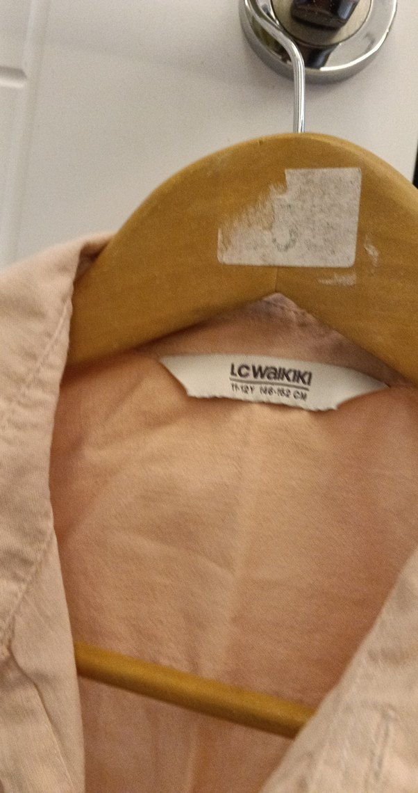 yavru ağzı pembemsi Gömlek, Uzun Kollu, Düğmeli - Görsel 3