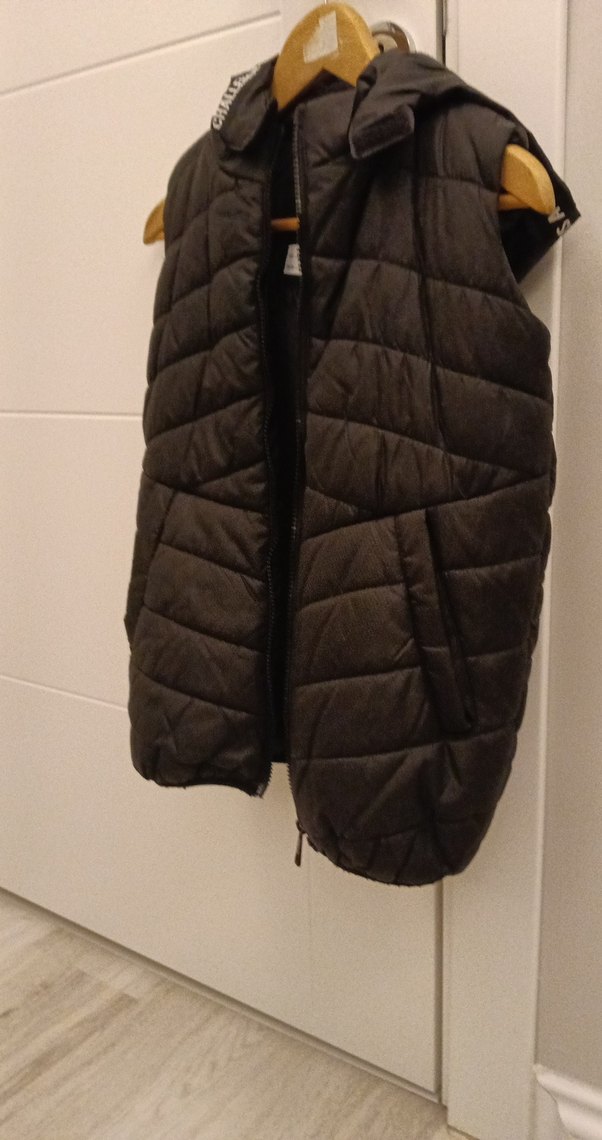 Erkek Çocuk siyah Fermuarlı Yelek - Görsel 2