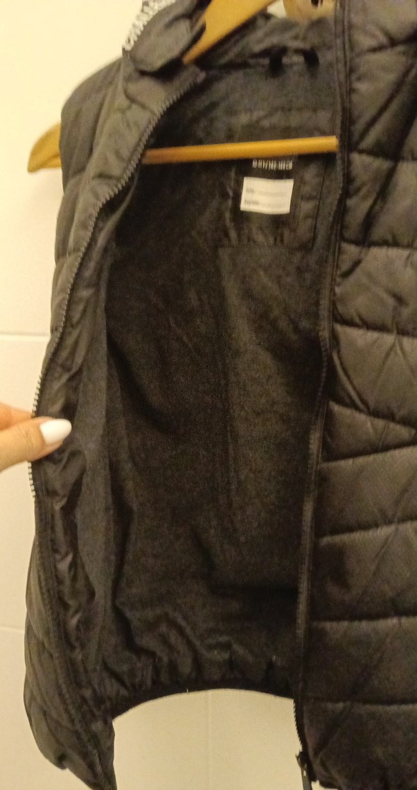 Erkek Çocuk siyah Fermuarlı Yelek - Görsel 4