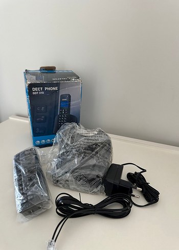 Mavi DECT Kablosuz Telefon - Görsel 3