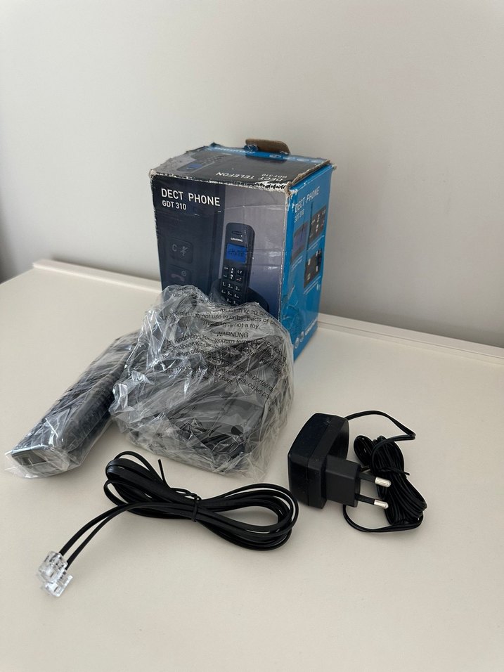 Mavi DECT Kablosuz Telefon - Görsel 2