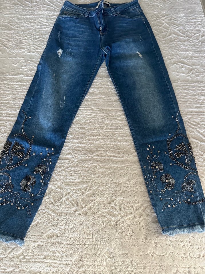 Ghisa marka Rahat Kesim Kadın Kot Pantolon - Görsel 2