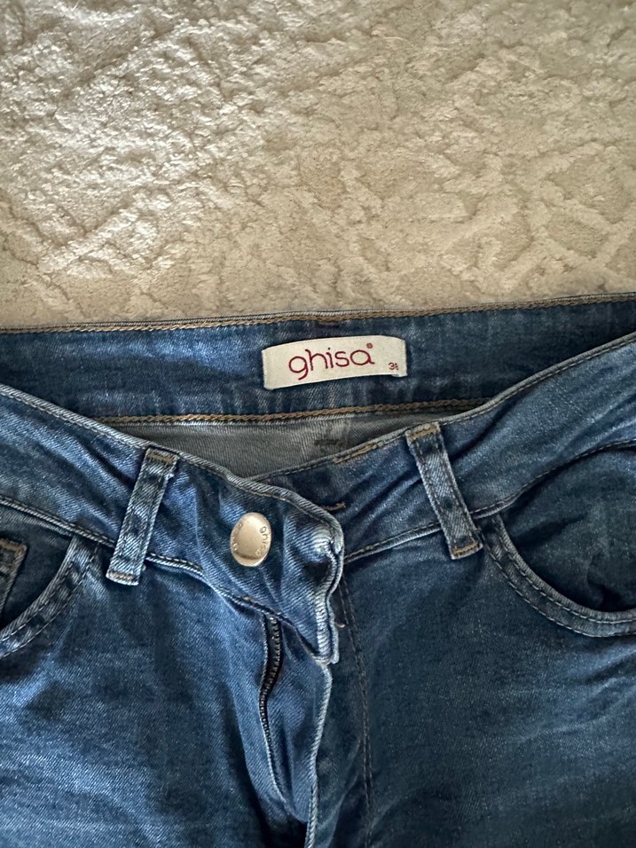 Ghisa marka Rahat Kesim Kadın Kot Pantolon - Görsel 5