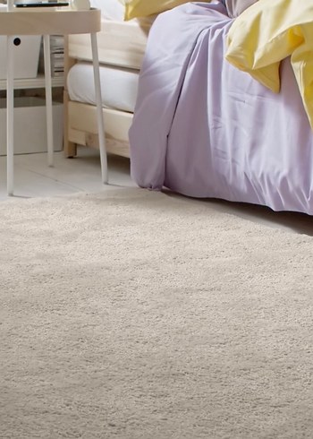 IKEA STOENSE KIRIK BEYAZ HALI ( yıkanmiş şekilde teslim) - Görsel 4