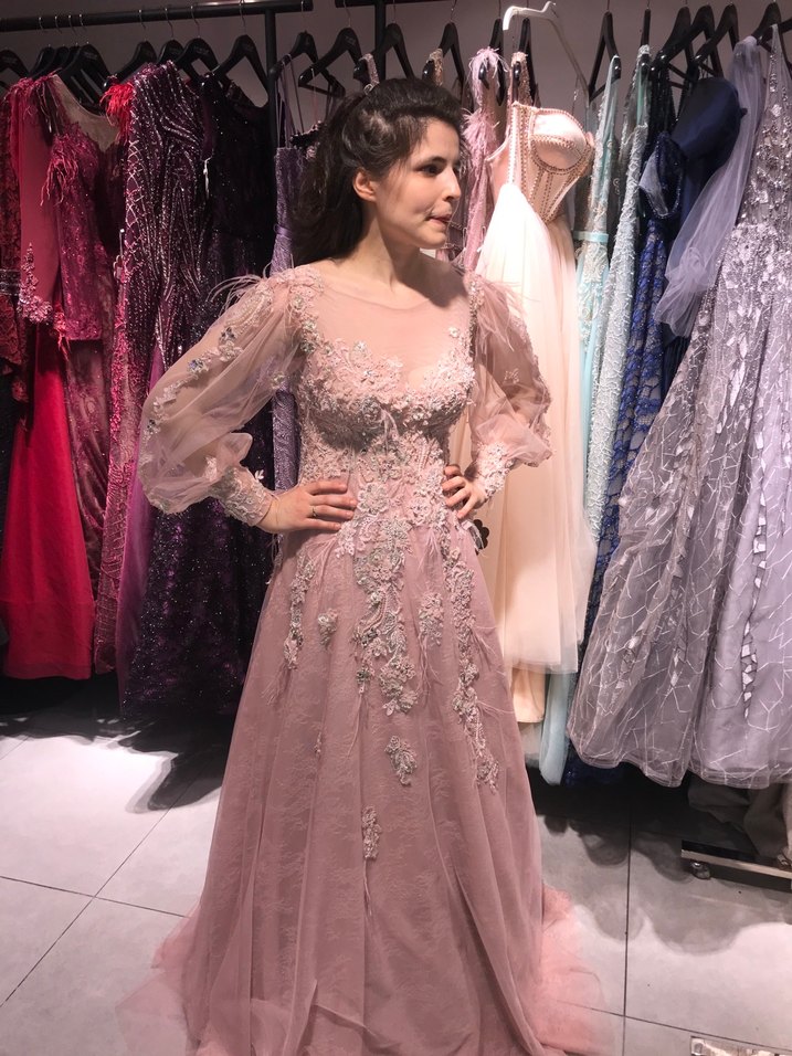 Pembe Nişan Abiye - Görsel 3