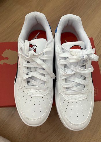 Puma Kadın Beyaz Puma Spor Ayakkabı Velcro Detaylı