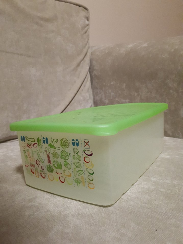 Yeşil Kapaklı tupperware 1,6 lt saklama Kabı - Görsel 2