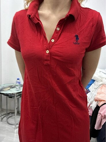 m Beden Polo elbise