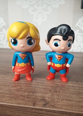 Süper man,süper girl figür, oyuncak