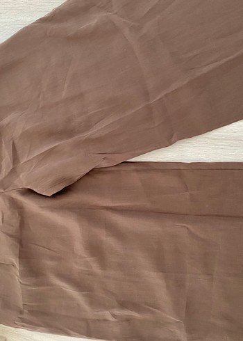Zara Kahverengi Pensli Kısa Pantolon ZW collection - Görsel 5