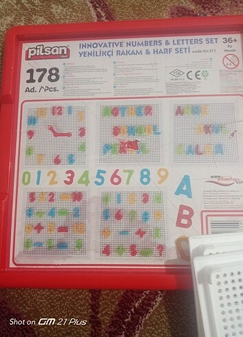 Diğer Pilsan alfabe ve rakamlı eğitici oyuncak